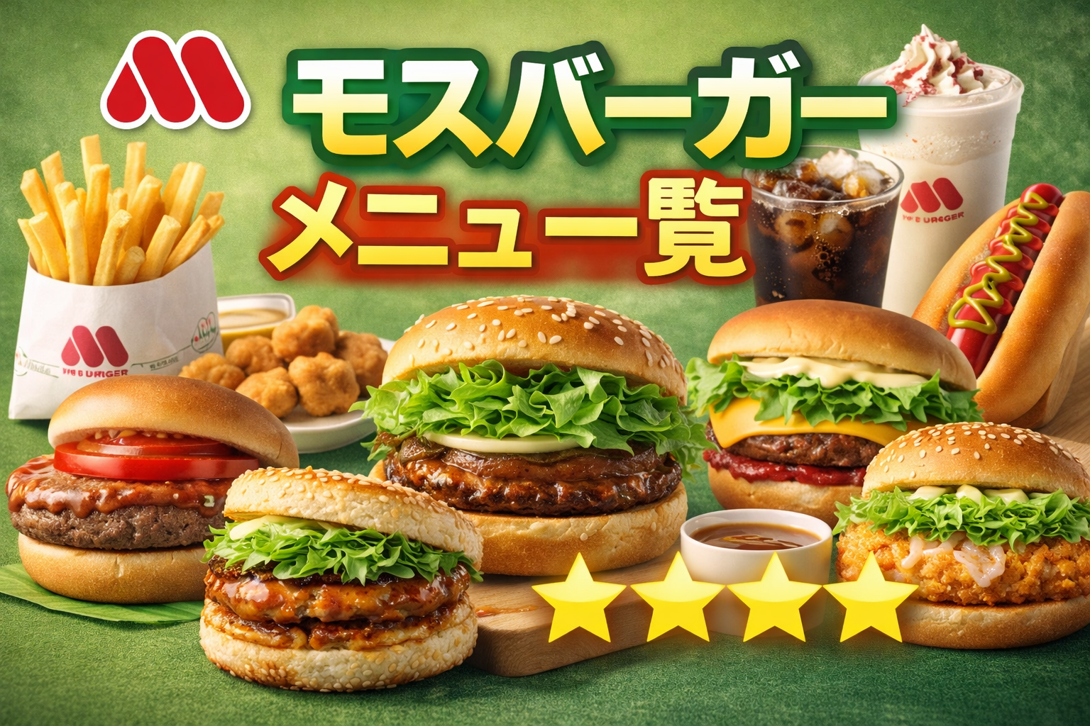 モスバーガーメニュー一覧の人気ランキングと全商品カテゴリ別ガイド最新情報