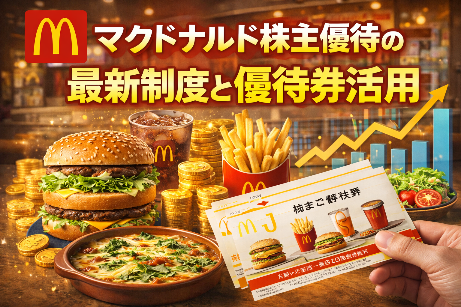 マクドナルド株主優待の最新制度と優待券活用法を徹底解説！お得な使い方や配当情報もわかるガイド