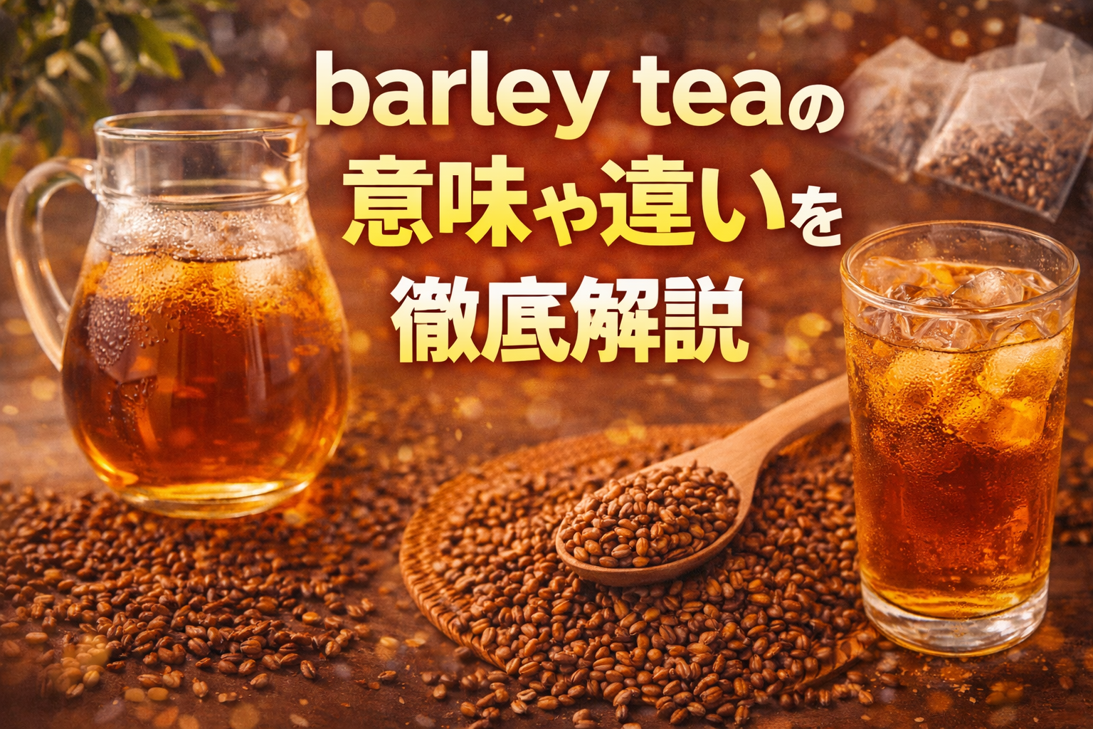 barley teaの意味や違いを徹底解説｜健康効果・作り方・おすすめ比較