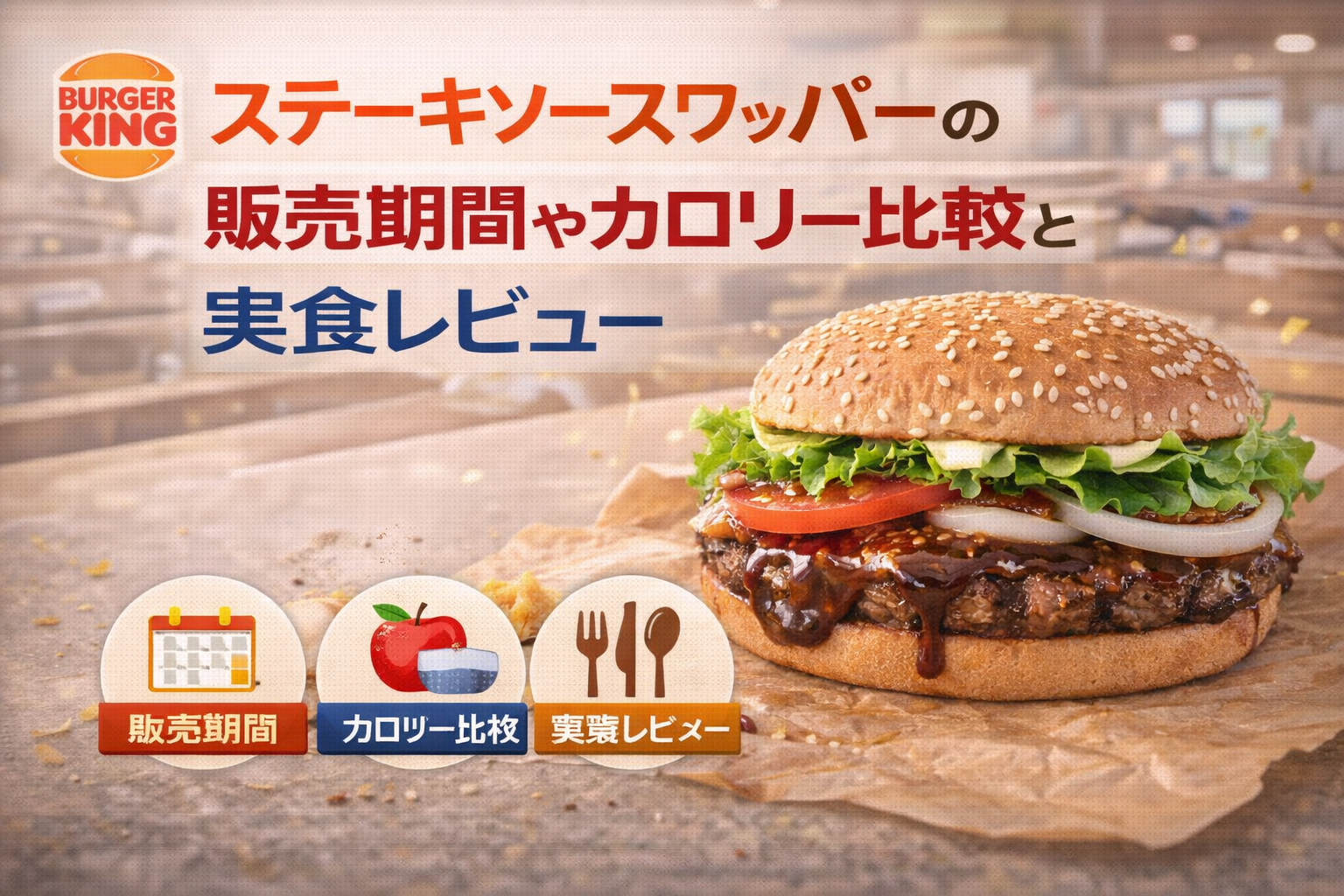 ステーキソースワッパーの販売期間やカロリー比較と実食レビュー｜プレミアムやダブルの違いも徹底ガイド