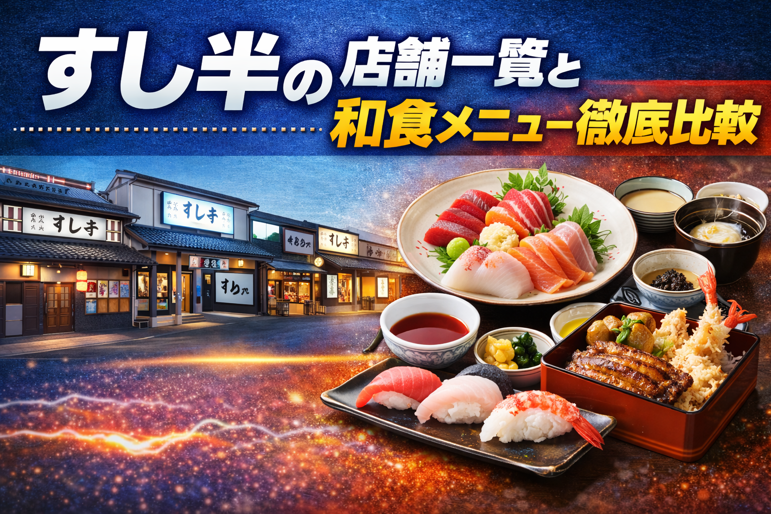 すし半の店舗一覧と和食メニュー徹底比較｜アクセス・予約・料金・口コミも全解説