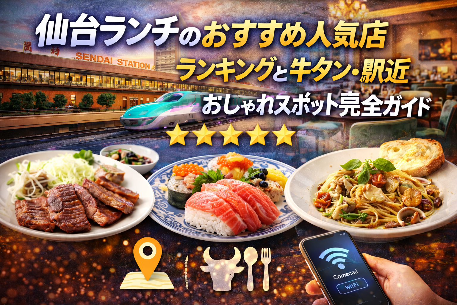 仙台ランチのおすすめ人気店ランキングと牛タン・駅近・おしゃれスポット完全ガイド