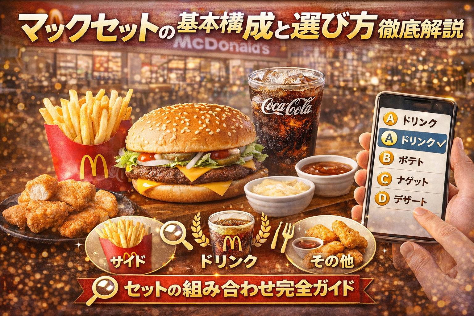 マックセットの基本構成と選び方徹底解説｜人気バーガーやサイドのおすすめ組み合わせ比較・お得な価格情報も網羅
