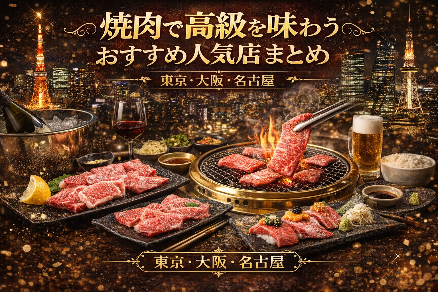 焼肉で高級を味わうおすすめ人気店まとめ東京大阪名古屋の和牛や個室予約・失敗しない選び方完全ガイド