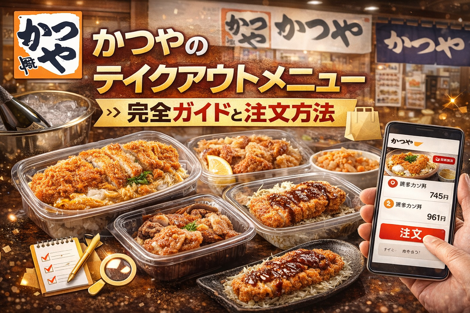 かつやのテイクアウトメニュー完全ガイドと注文方法｜人気の持ち帰り予約・割引情報を徹底解説