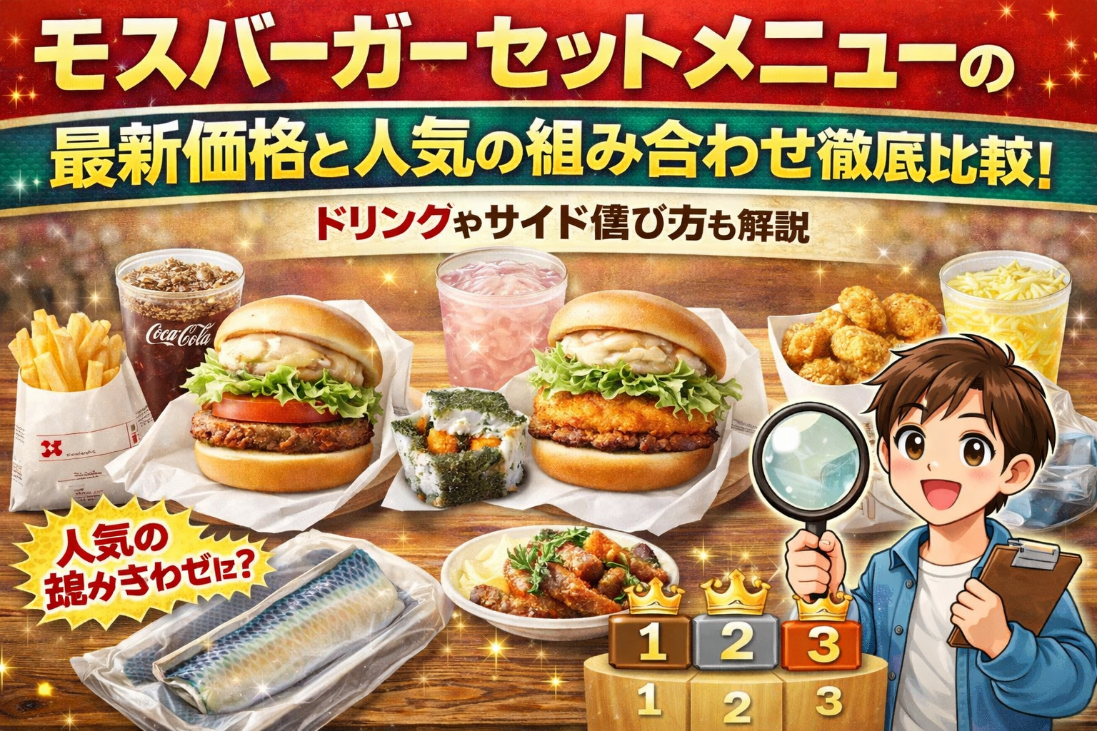 モスバーガーセットメニューの最新価格と人気の組み合わせ徹底比較！ドリンクやサイド選び方も解説