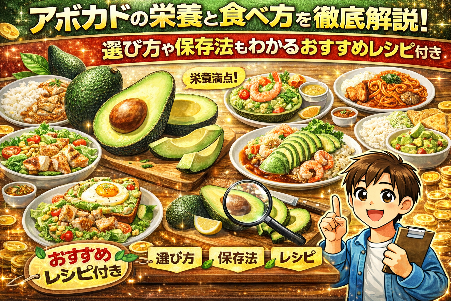 アボカドの栄養と食べ方を徹底解説！選び方や保存法もわかるおすすめレシピ付き