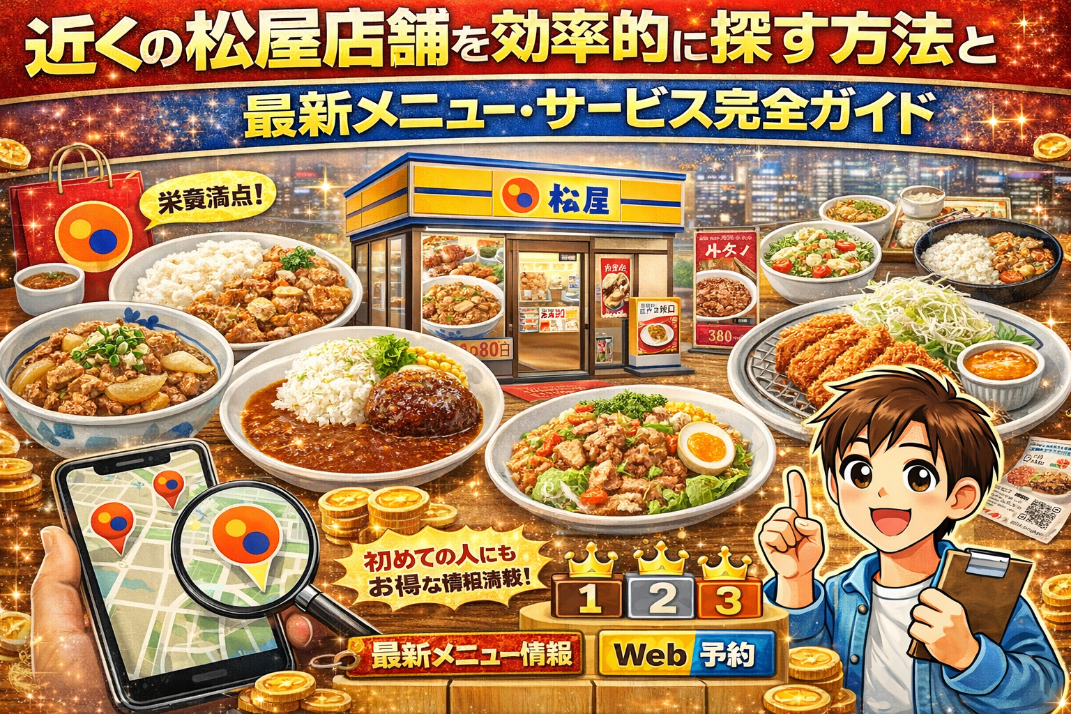 近くの松屋店舗を効率的に探す方法と最新メニュー・サービス完全ガイド