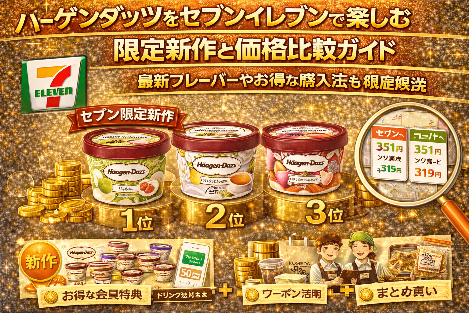 ハーゲンダッツをセブンイレブンで楽しむ限定新作と価格比較ガイド最新フレーバーやお得な購入法も徹底解説