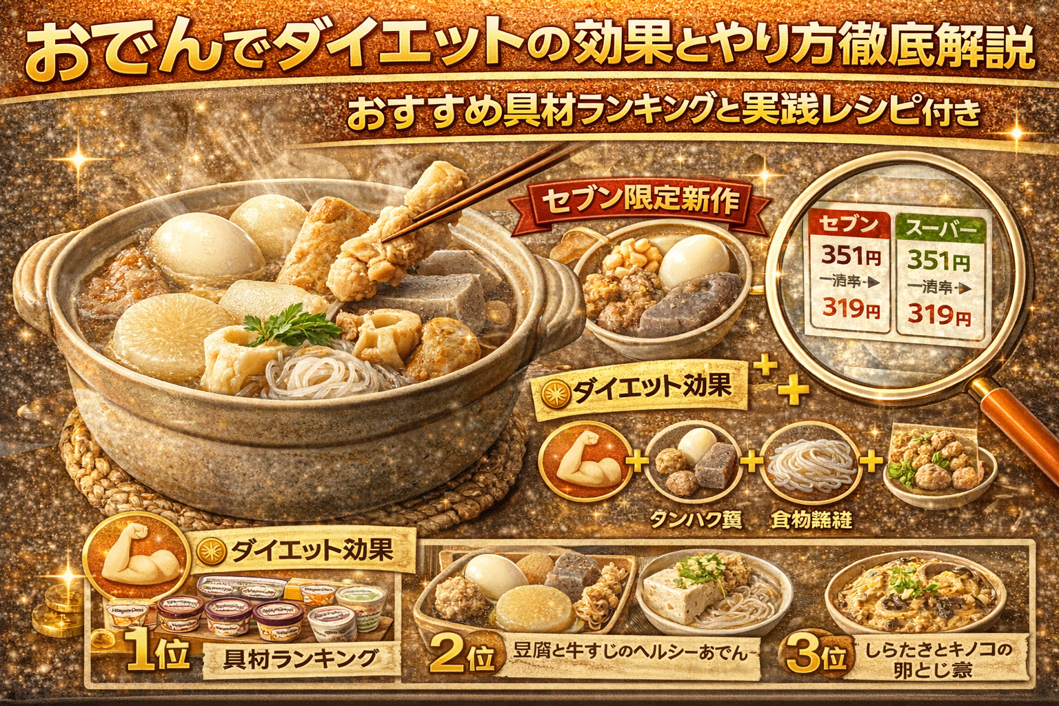 おでんでダイエットの効果とやり方徹底解説｜おすすめ具材ランキングと実践レシピ付き