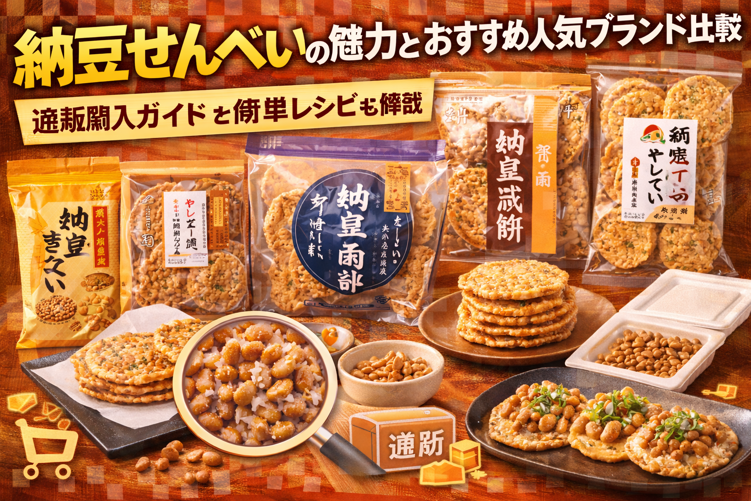 納豆せんべいの魅力とおすすめ人気ブランド比較｜通販購入ガイドと簡単レシピも解説
