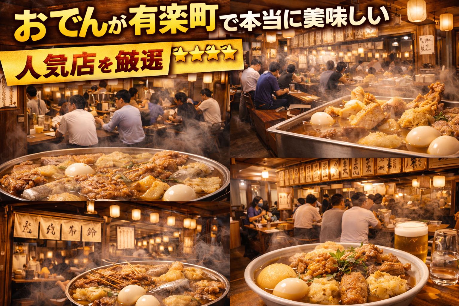 おでんが有楽町で本当に美味しい人気店を厳選｜地元民おすすめランキングと口コミ徹底比較