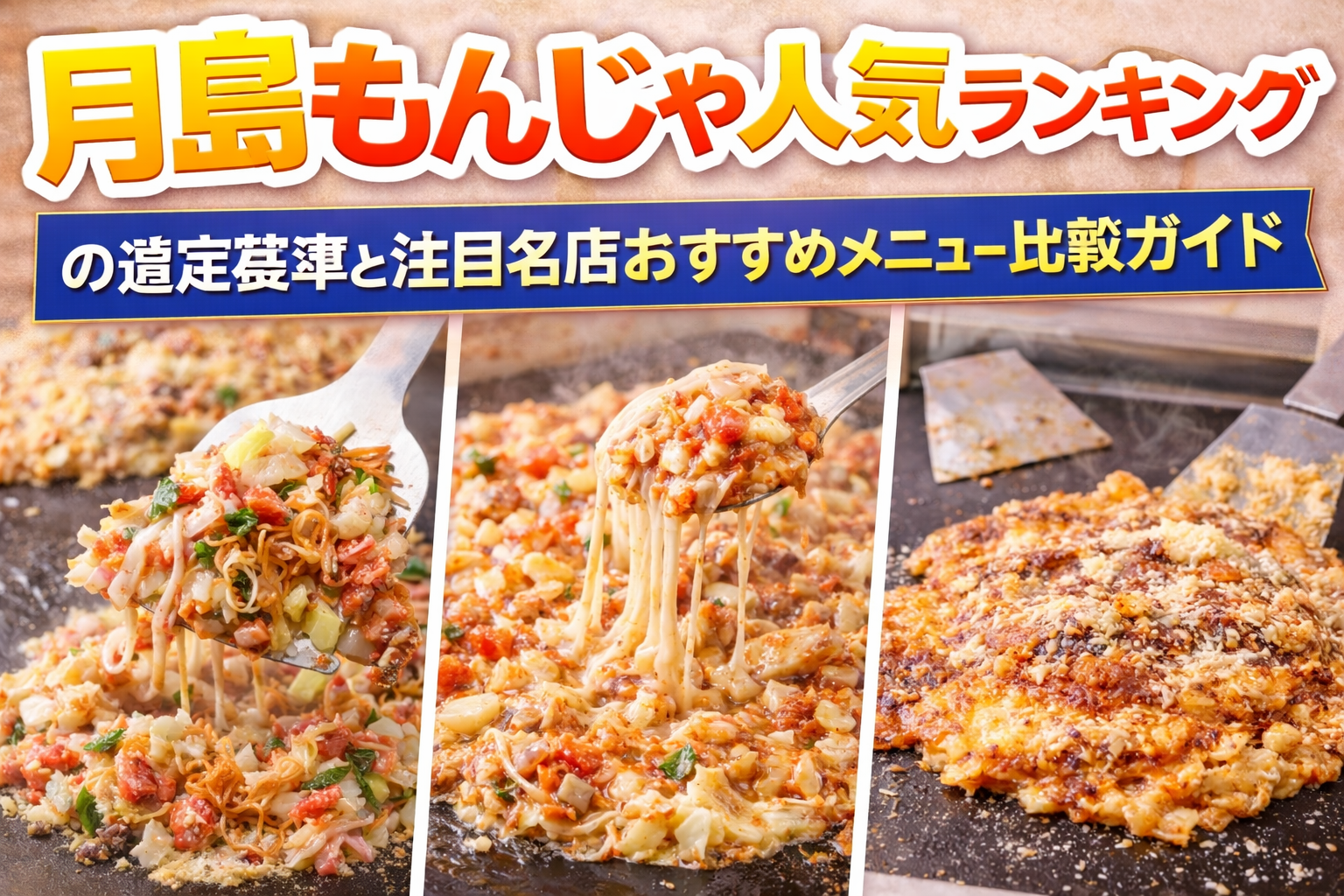 月島もんじゃ人気ランキングの選定基準と注目名店おすすめメニュー比較ガイド