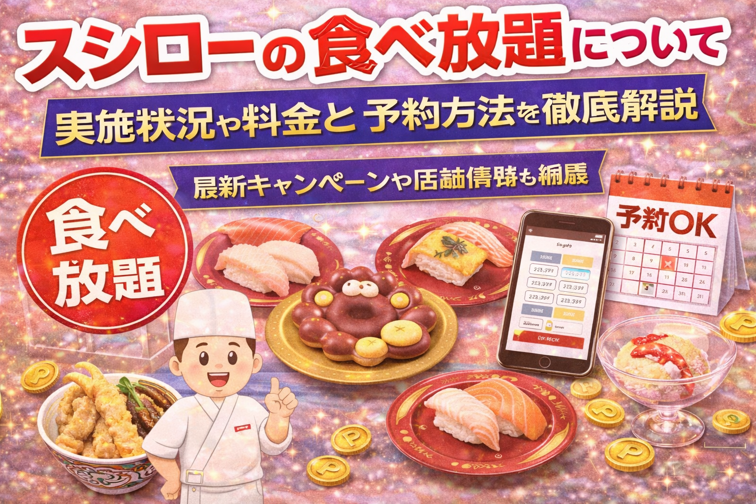 スシローの食べ放題について実施状況や料金と予約方法を徹底解説｜最新キャンペーンや店舗情報も網羅
