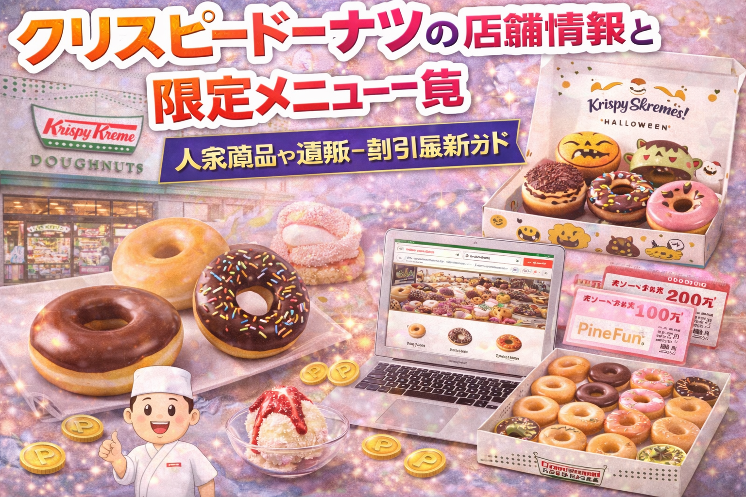 クリスピードーナツの店舗情報と限定メニュー一覧｜人気商品や通販・割引最新ガイド