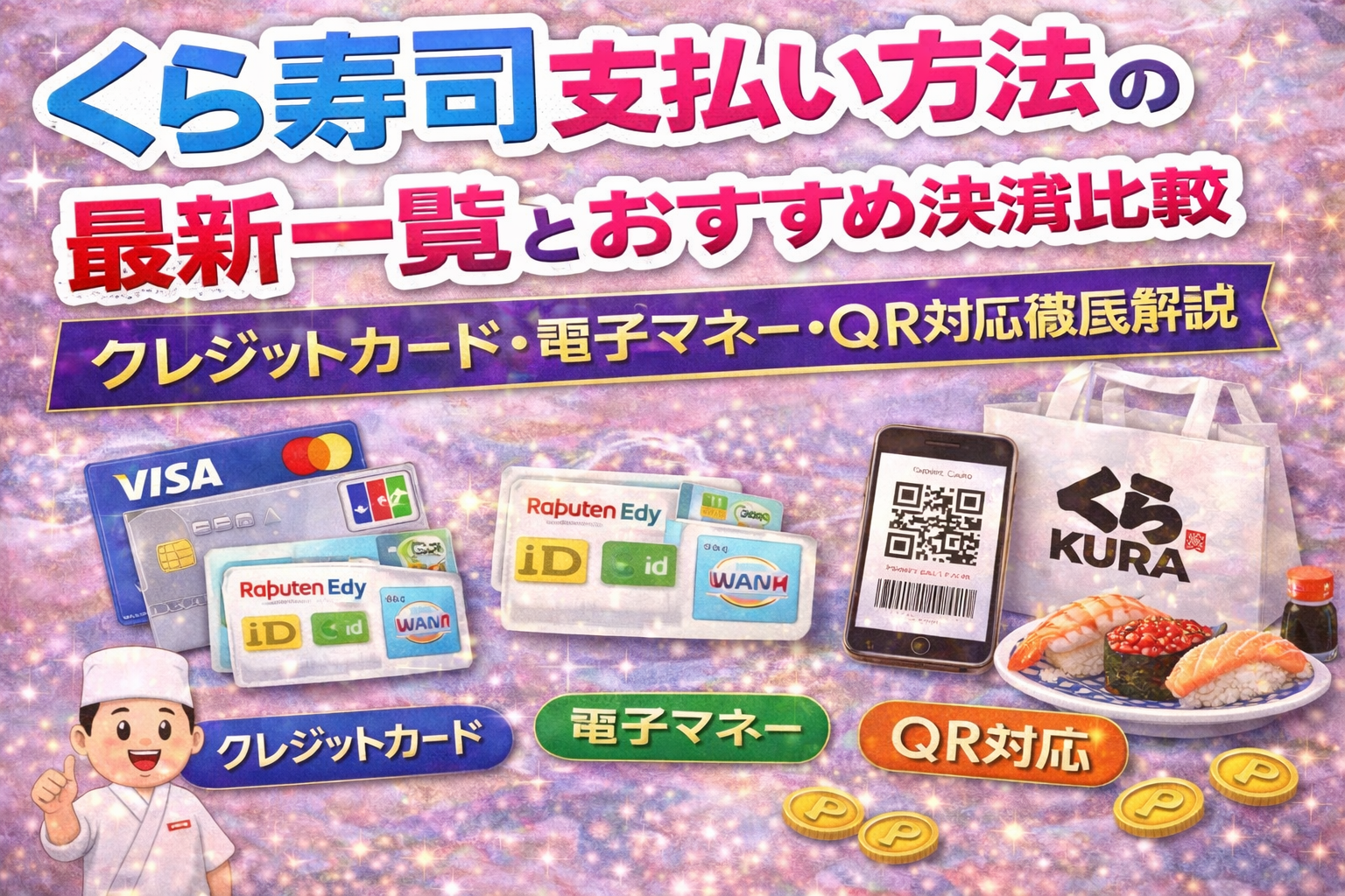 くら寿司支払い方法の最新一覧とおすすめ決済比較｜クレジットカード・電子マネー・QR対応徹底解説