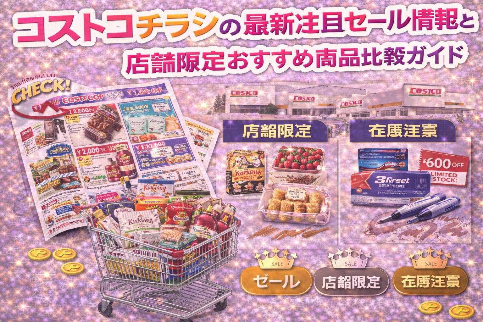 コストコチラシの最新注目セール情報と店舗限定おすすめ商品比較ガイド