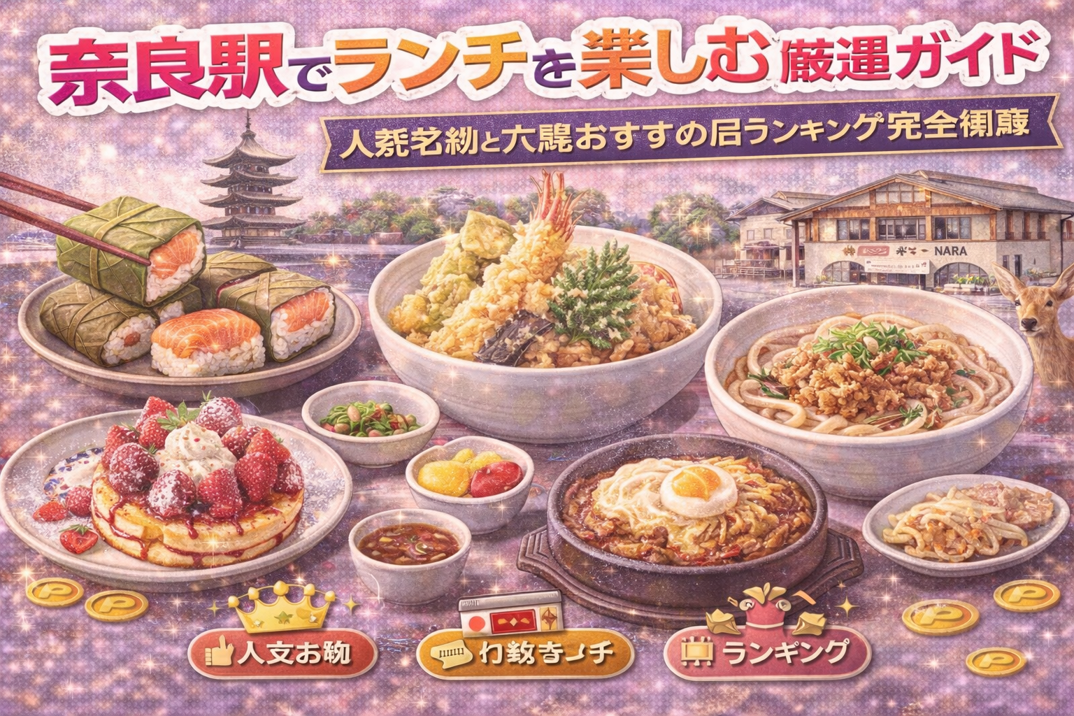 奈良駅でランチを楽しむ厳選ガイド人気名物と穴場おすすめ店ランキング完全網羅