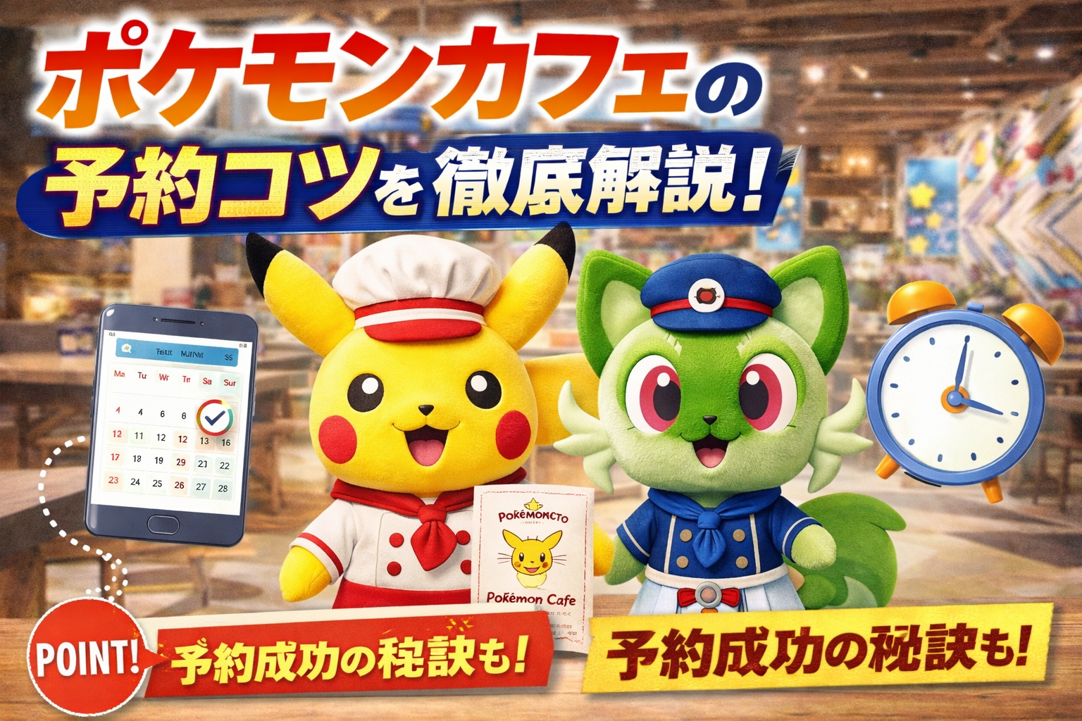 ポケモンカフェの予約コツを徹底解説！満席回避の成功法とキャンセル待ち最新対策