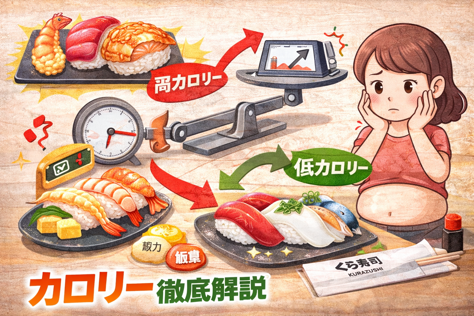 寿司で太る原因とダイエット向きネタの選び方カロリー徹底解説