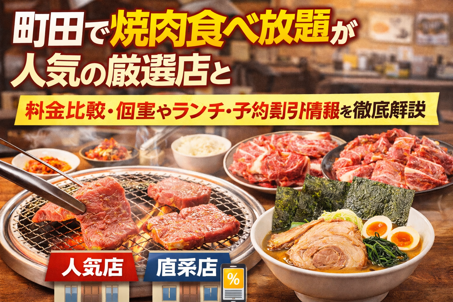 町田で焼肉食べ放題が人気の厳選店と料金比較・個室やランチ・予約割引情報を徹底解説