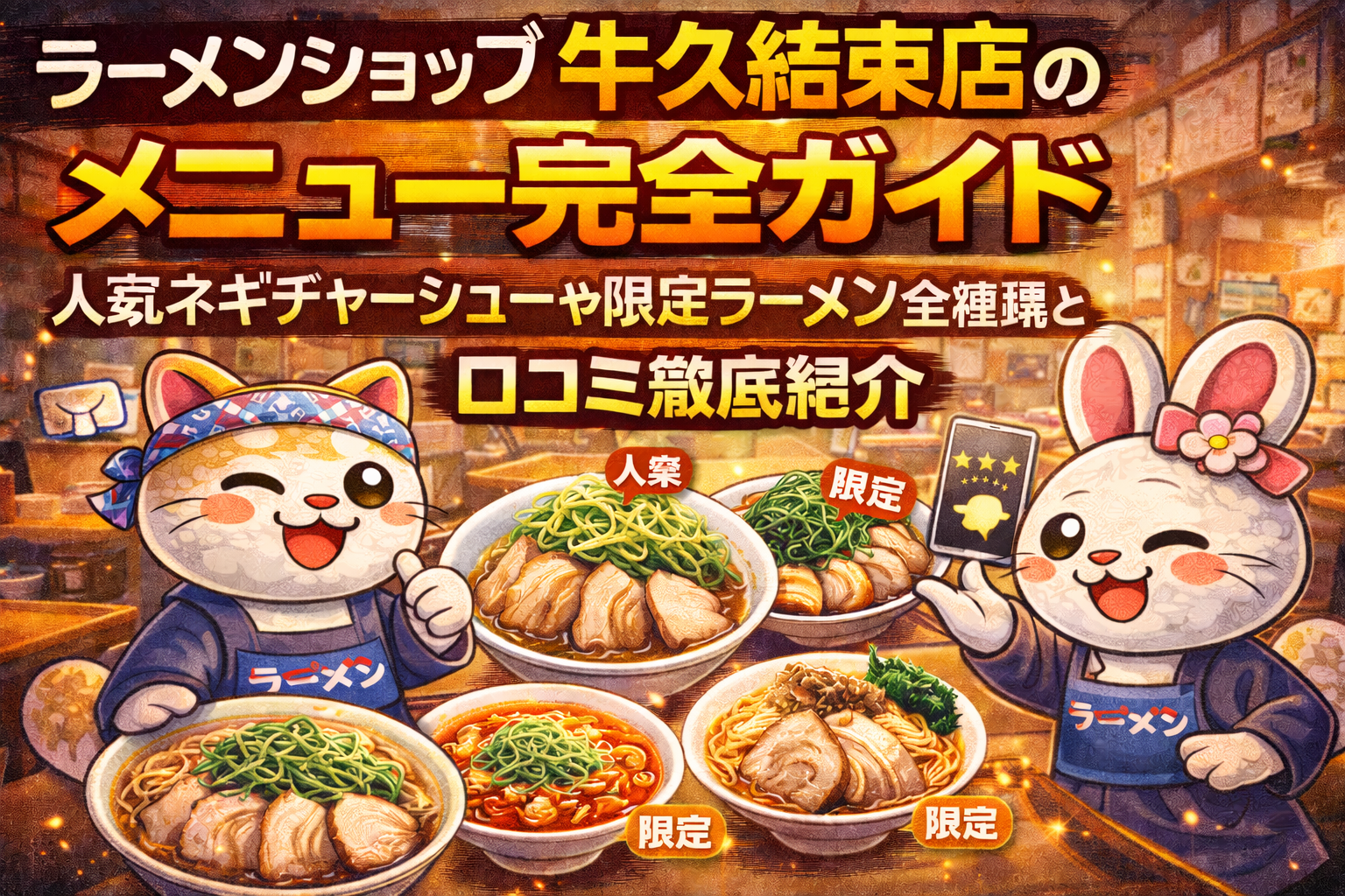 ラーメンショップ牛久結束店のメニュー完全ガイド｜人気ネギチャーシューや限定ラーメン全種類と口コミ徹底紹介