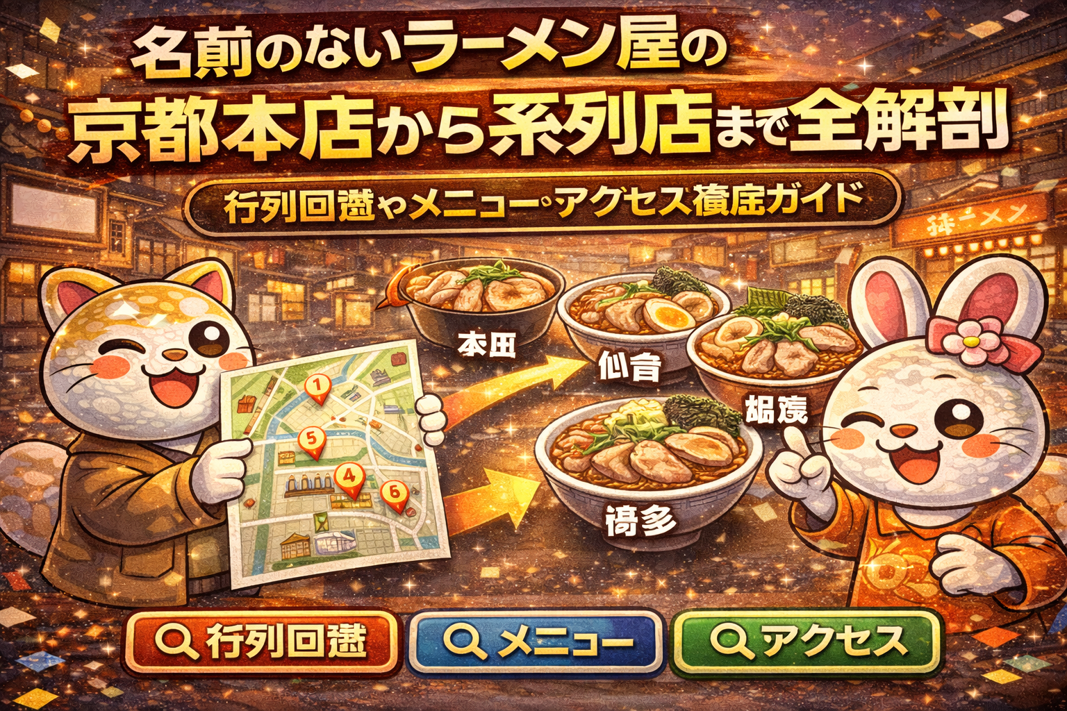 名前のないラーメン屋の京都本店から系列店まで全解剖｜行列回避やメニュー・アクセス徹底ガイド