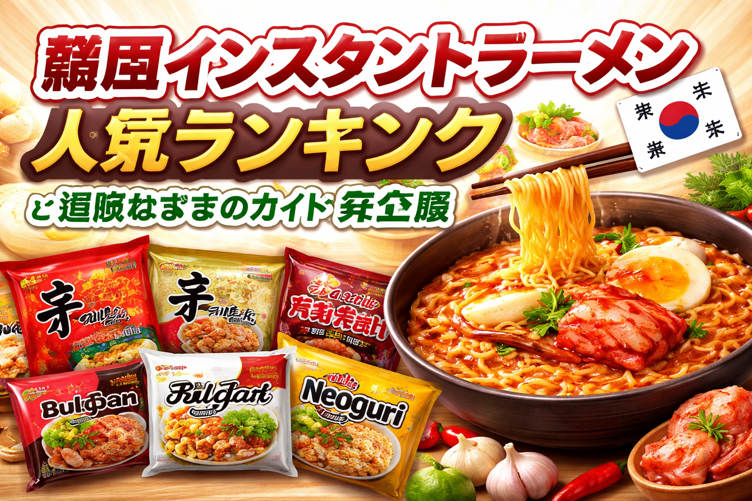 韓国インスタントラーメンの人気ランキングと通販おすすめガイド完全版 