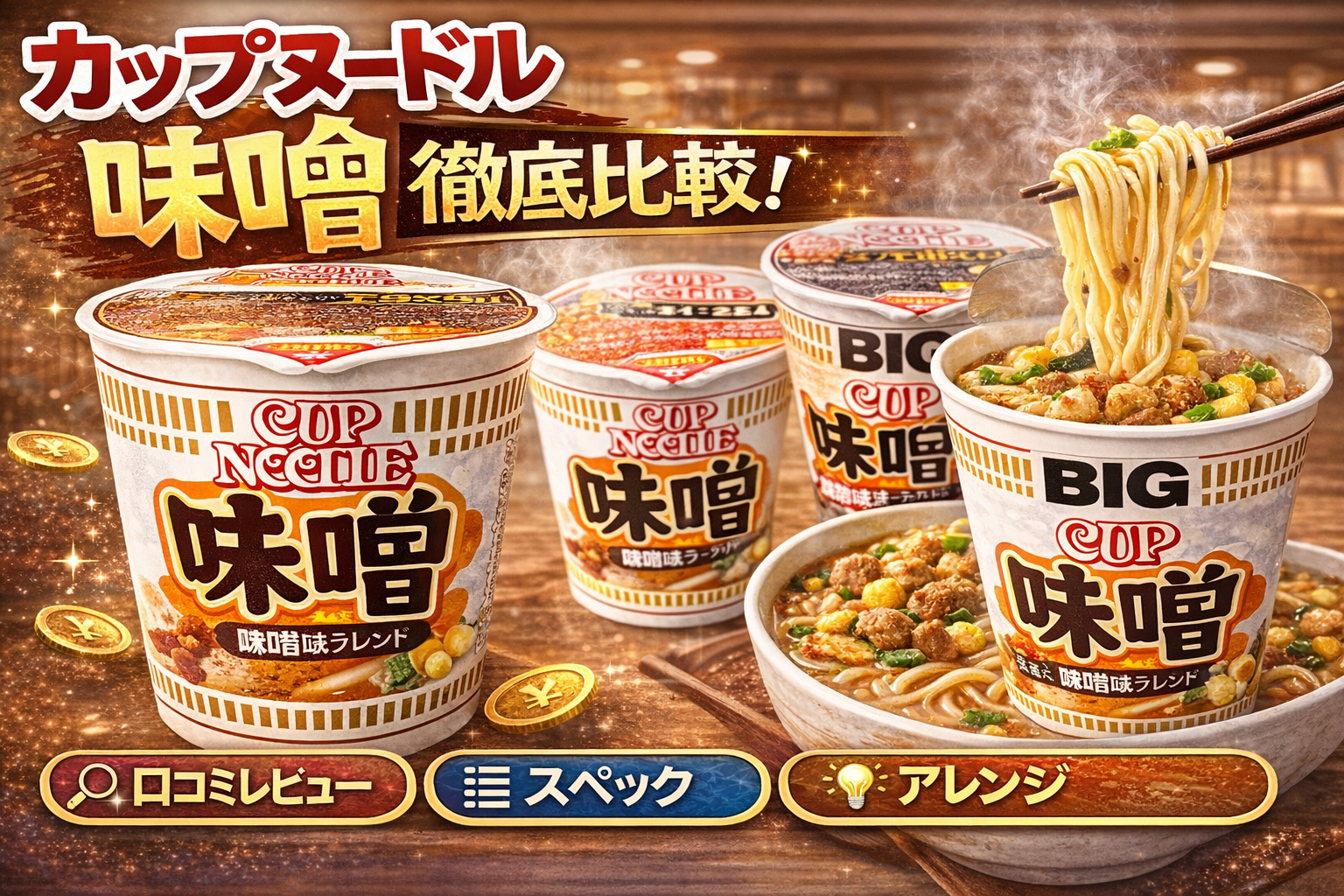 味噌ラーメンカップ麺のおすすめはどれが旨い？濃厚系の評判とちょい足しアレンジを徹底比較